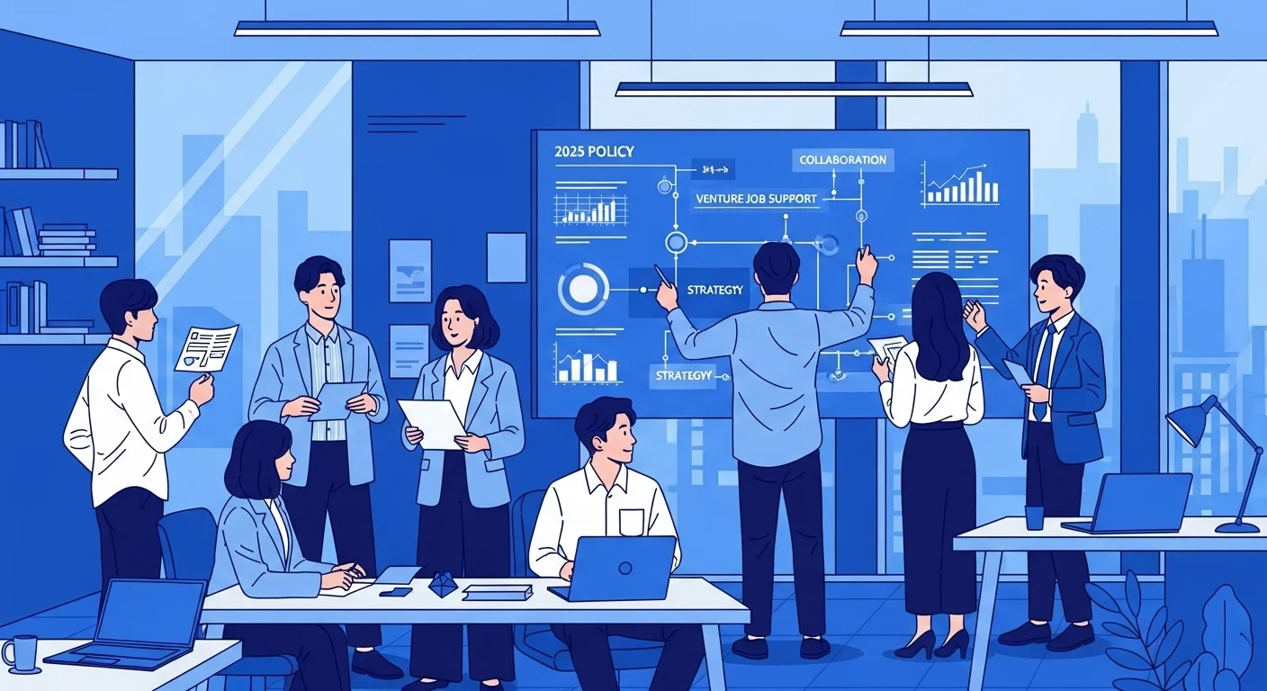 2025년 벤처기업 일자리 정책의 큰 그림과 핵심 사업