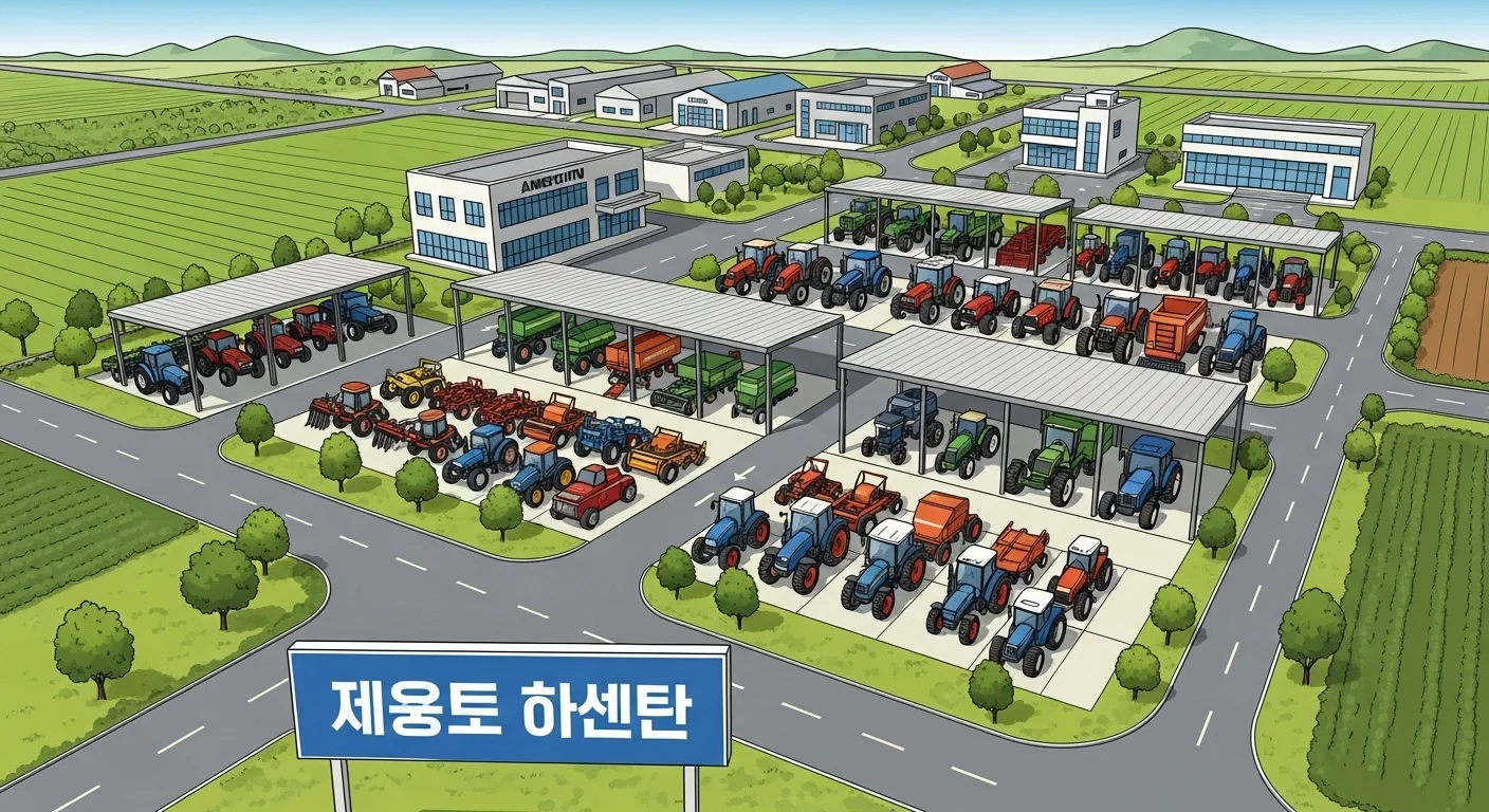 새로운 농기계 임대사업소, 어디에 생기나요?