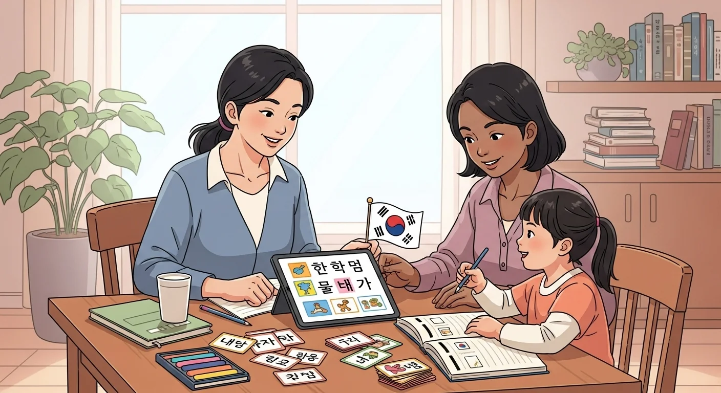 방문교육의 세부 내용: 한국어교육