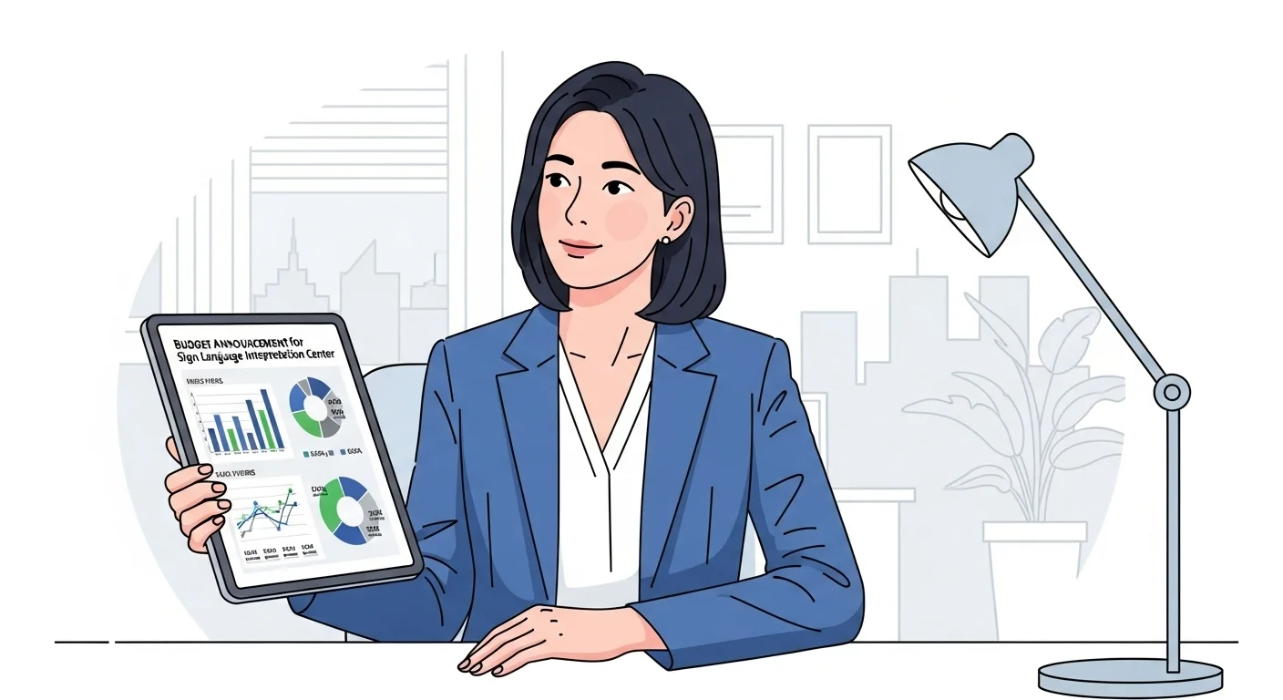 2026년 강남구 수어통역센터 예산 공고, 무엇을 담고 있습니까?