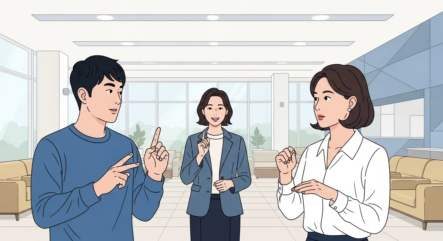 공공수어통역 서비스 확대, 농인의 정보 접근성을 높입니다.