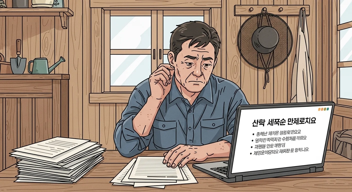 농업경영회생자금 지원 대상과 조건