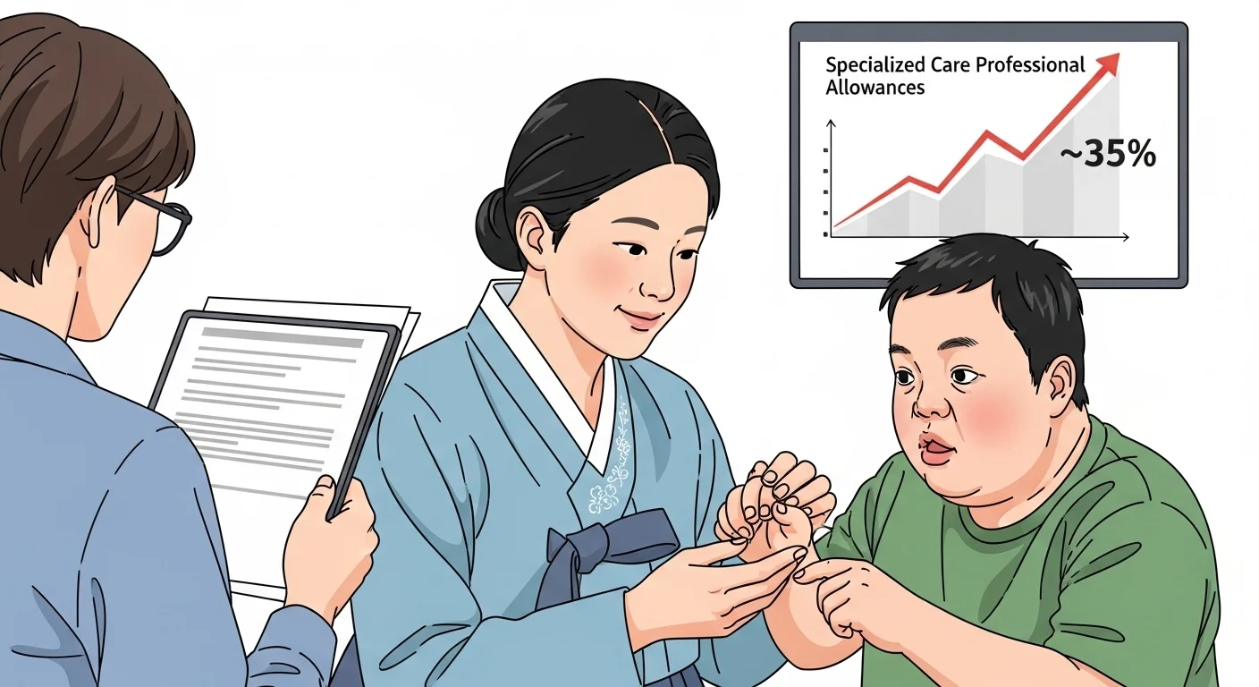 최중증 발달장애인 돌봄, 전문수당 인상 소식