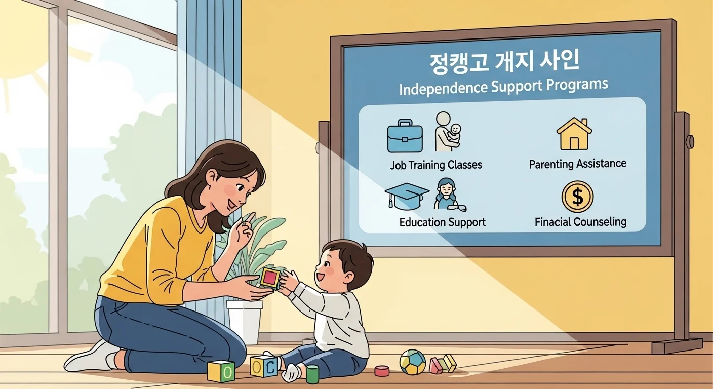 양육 및 생활지원시설: 자녀와 함께 자립의 길