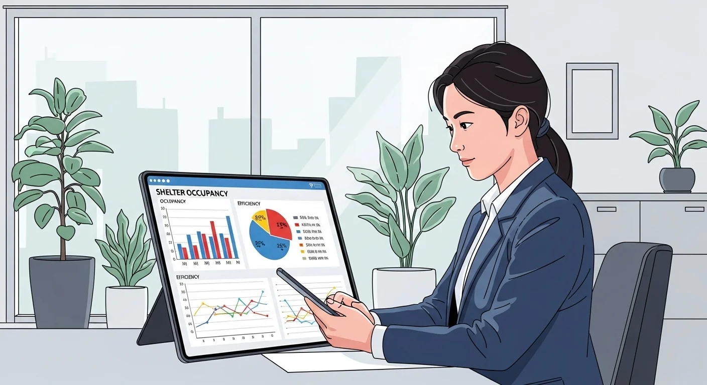 보호시설의 운영 현황과 수용률