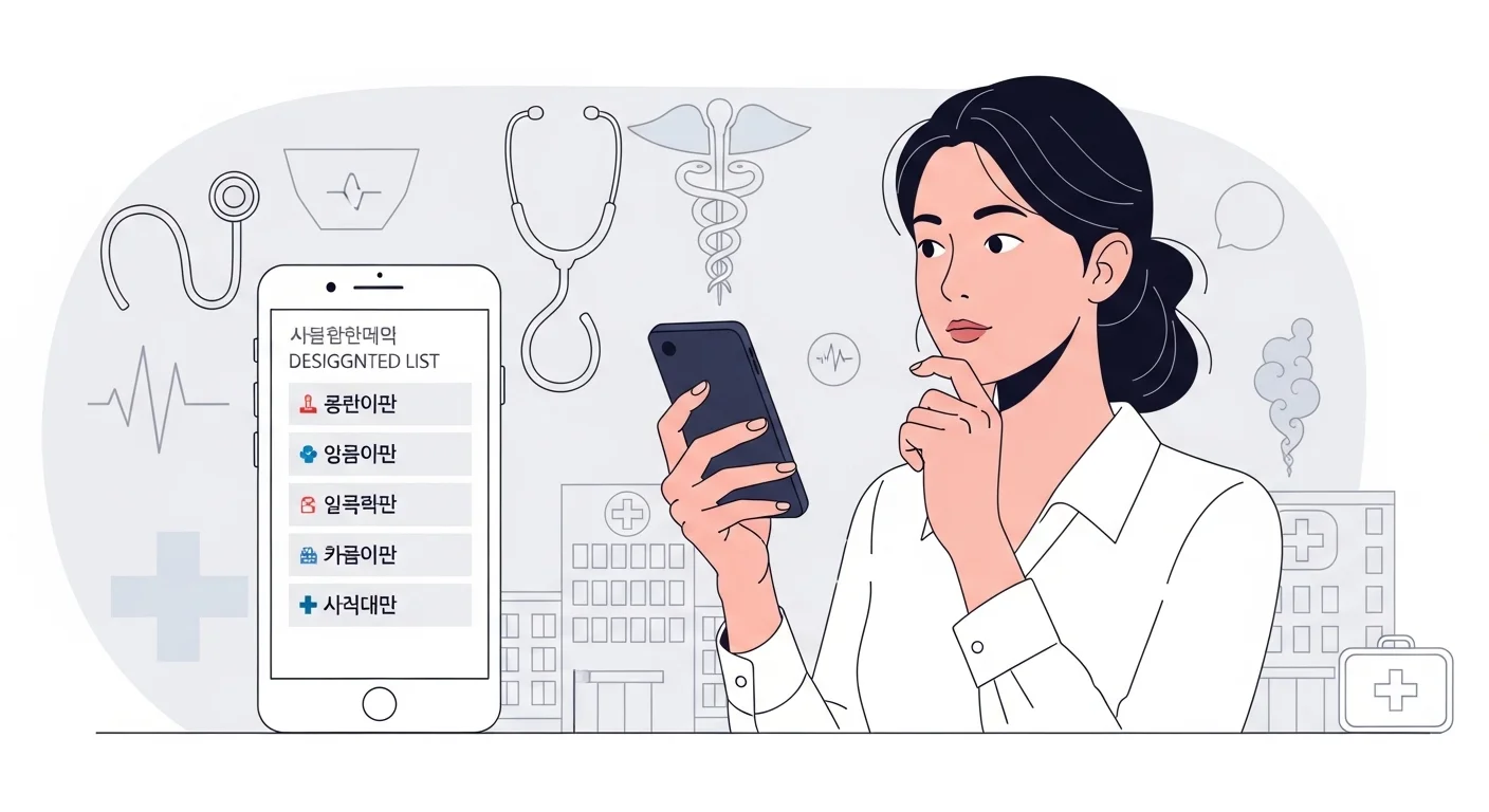 지정 검사 의료기관 목록
