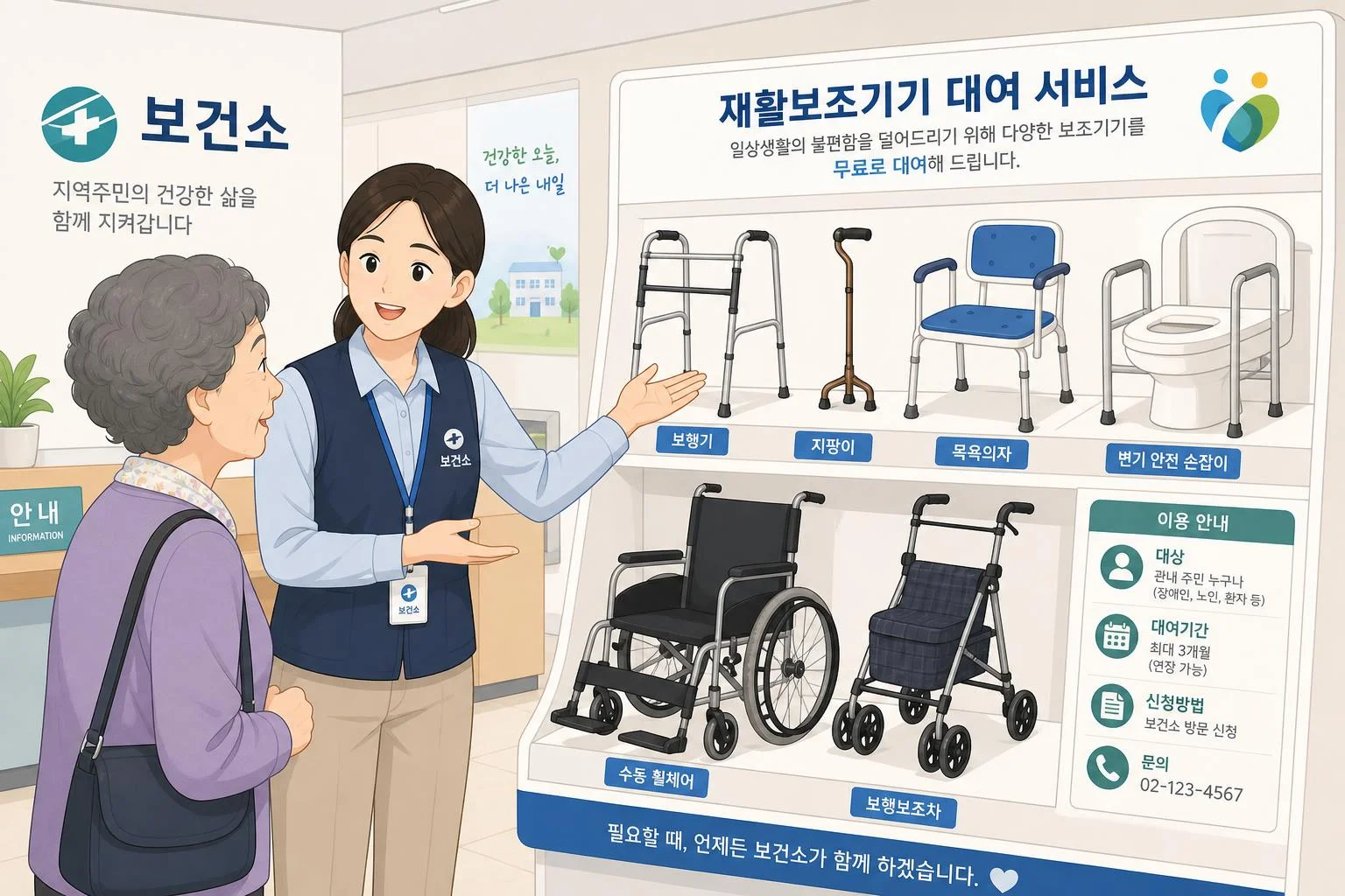 지자체 보건소 재활보조기구 대여 사업: 목적과 공통 구조