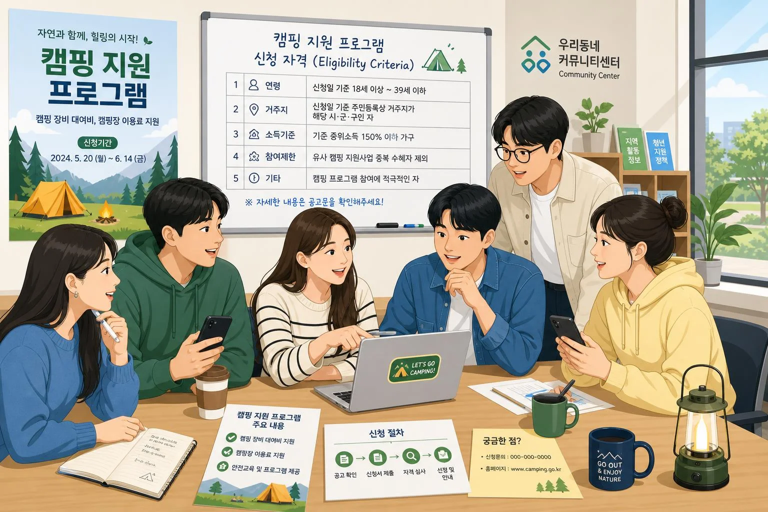 지원 대상과 연령 기준은 어떻게 됩니까?