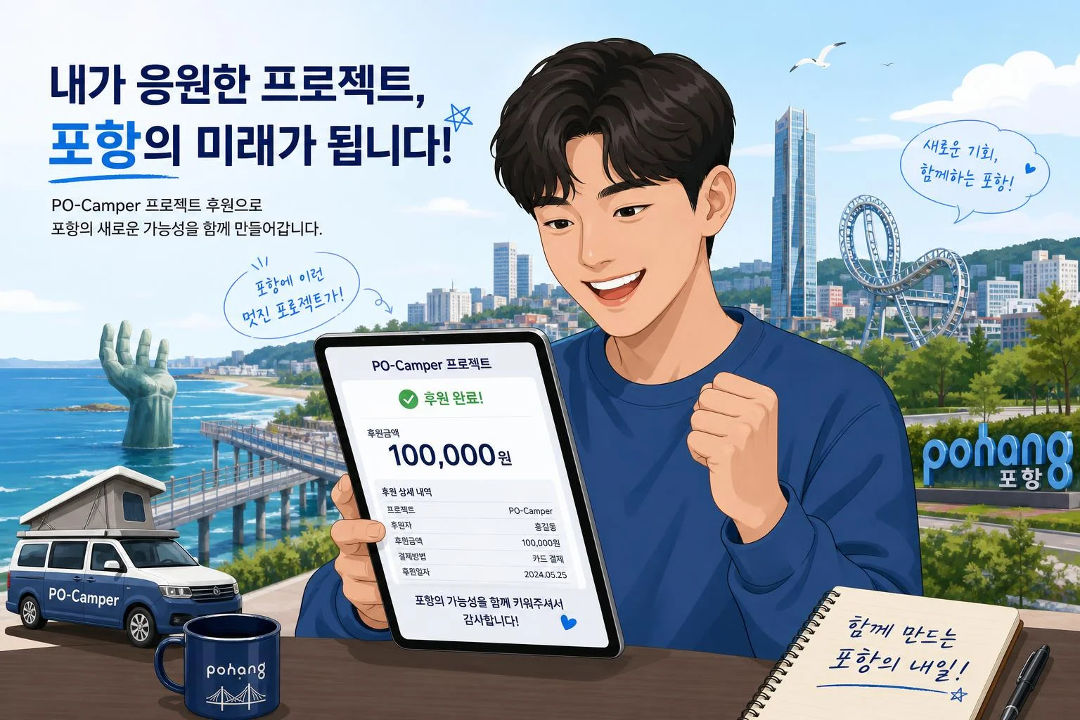 대표 사례 ① 포항시 ‘포-캠퍼’ 사업