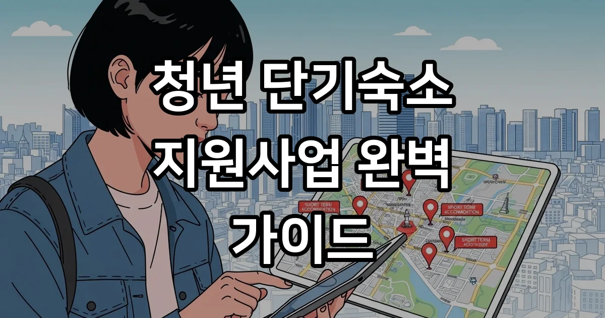 청년 단기숙소 지원사업 2026년 신청방법 자격요건 청년 단기숙소 지원사업 2026년 신청방법 자격요건